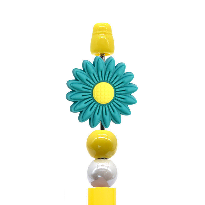 Wholesale Random 100pcs/pack  Cartoon Butterfly Flower Beads Focal Beads