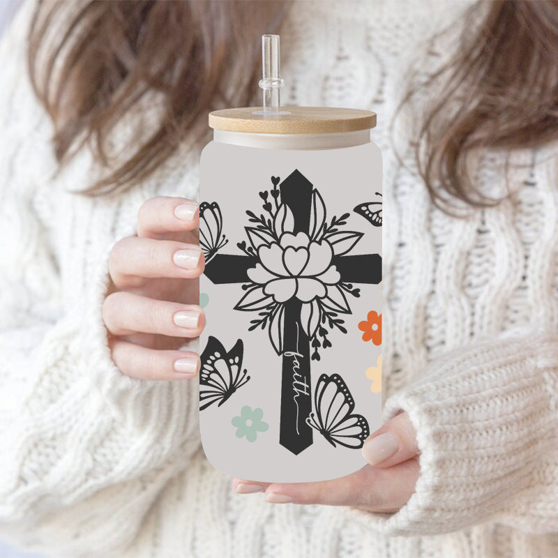 Wholesale Cartoon printing heat transfer Cup sticking 16OZ UV DTF WRAPS