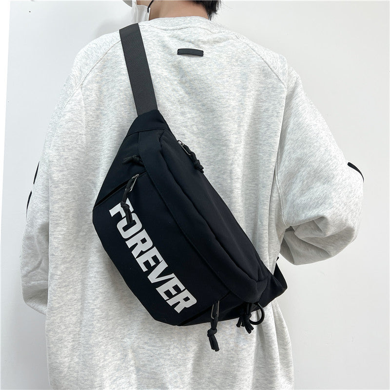 Wholesale Chest bag men's messenger bag letter shoulder bag waist bag women's large capacity shoulder bag sports men's bag