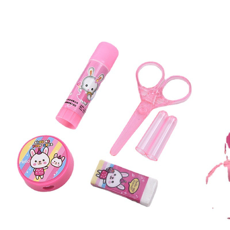 Wholesale Plastic Creative Stationery Set of 10 Pieces