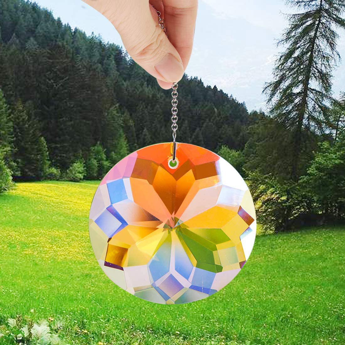 Wholesale Suncatcher Crystal Prism Crystal Hanging Pieces