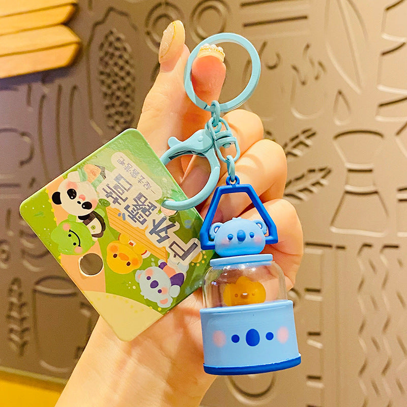 Wholesale Creative Cartoon Outdoor Camping Lamp Acrylic Keychain