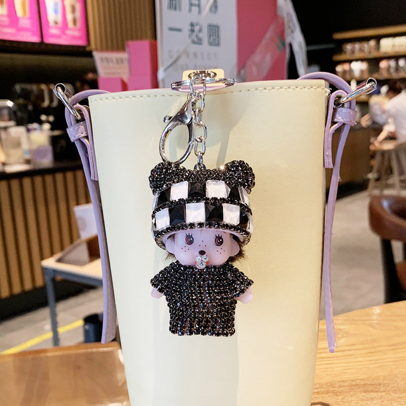 Wholesale Cartoon Doll Crystal Keychain