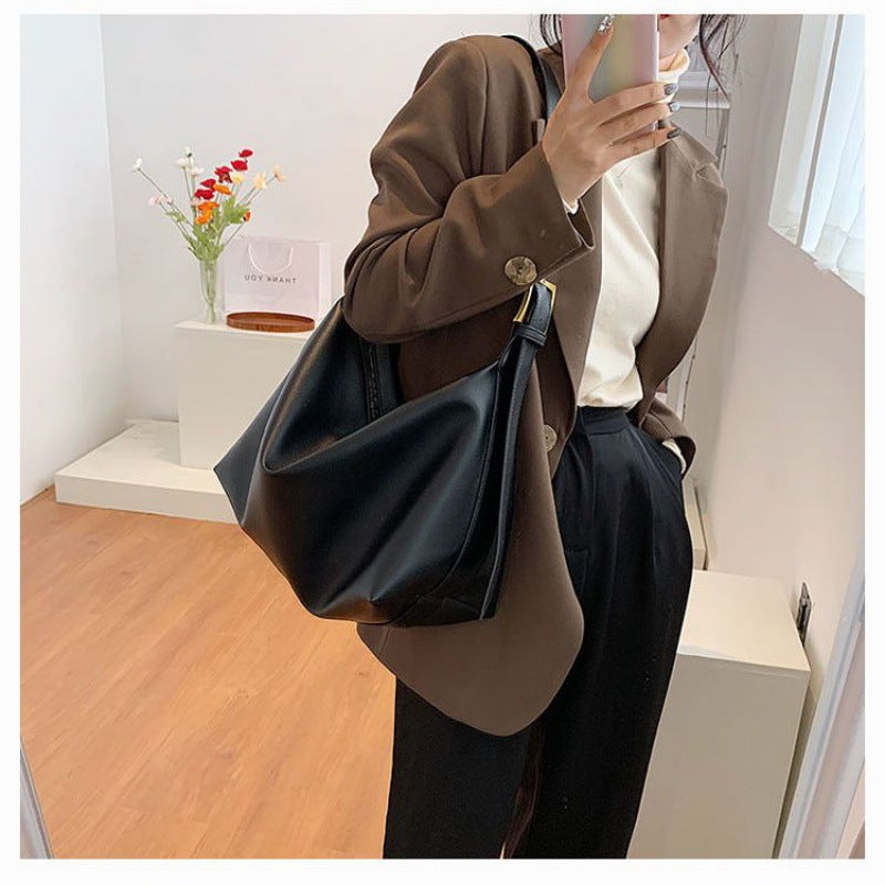 Wholesale Autumn and Winter Simple PU Crossbody Bag