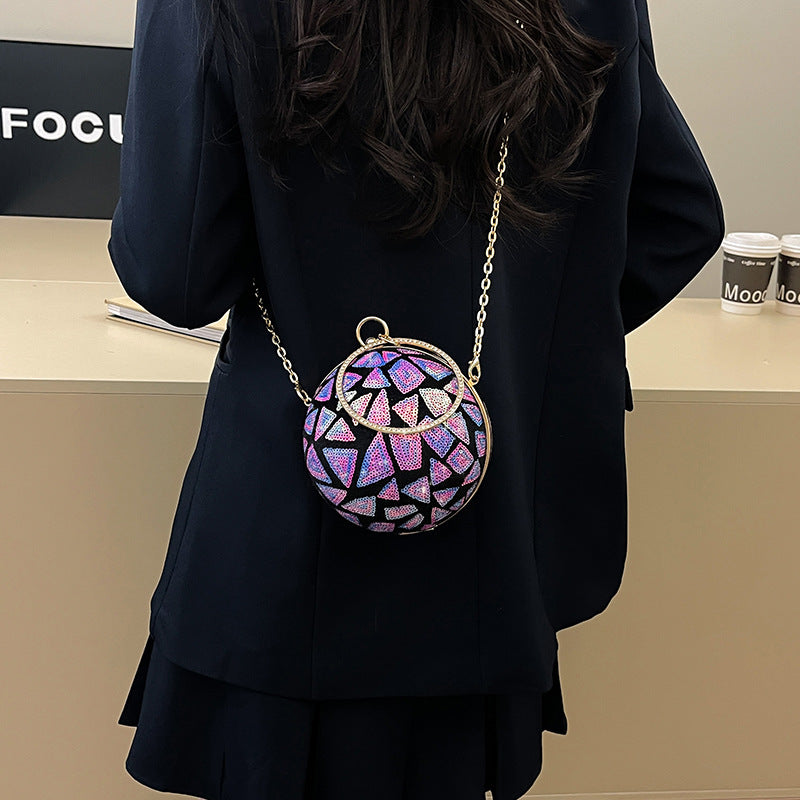 Wholesale sequin chain shoulder bag