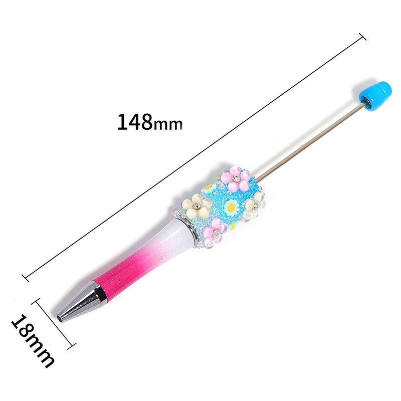 Wholesale 10pcs Beadable Pens Flower Baby's Breath Sugar Ballpoint Pen