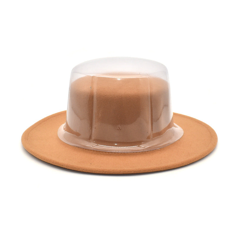 Wholesale pvc plastic hat straw hat protective transparent hat holder