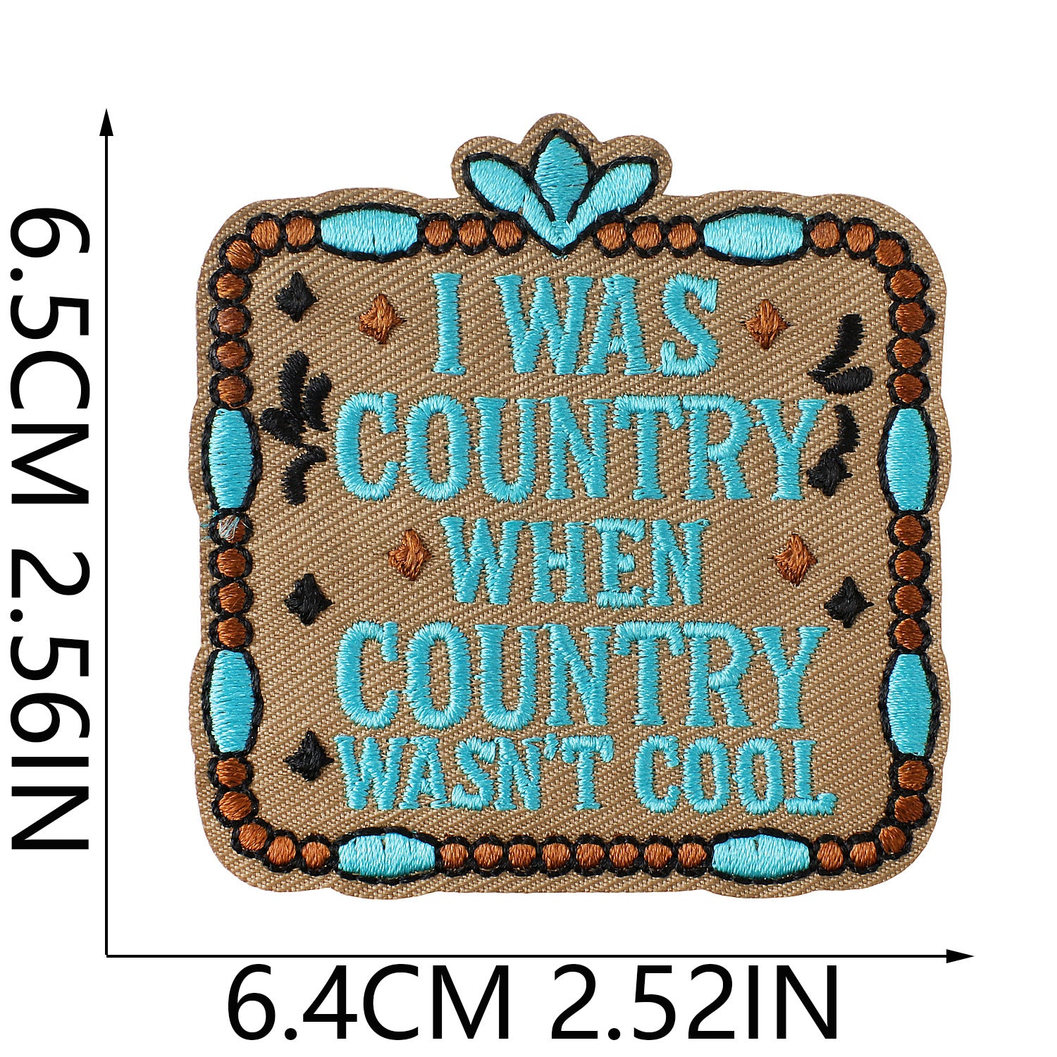 Wholesale Western Cowboy Cactus Embroidered Iron On Patches DIY et And Bag Crafts Boutique Resale
