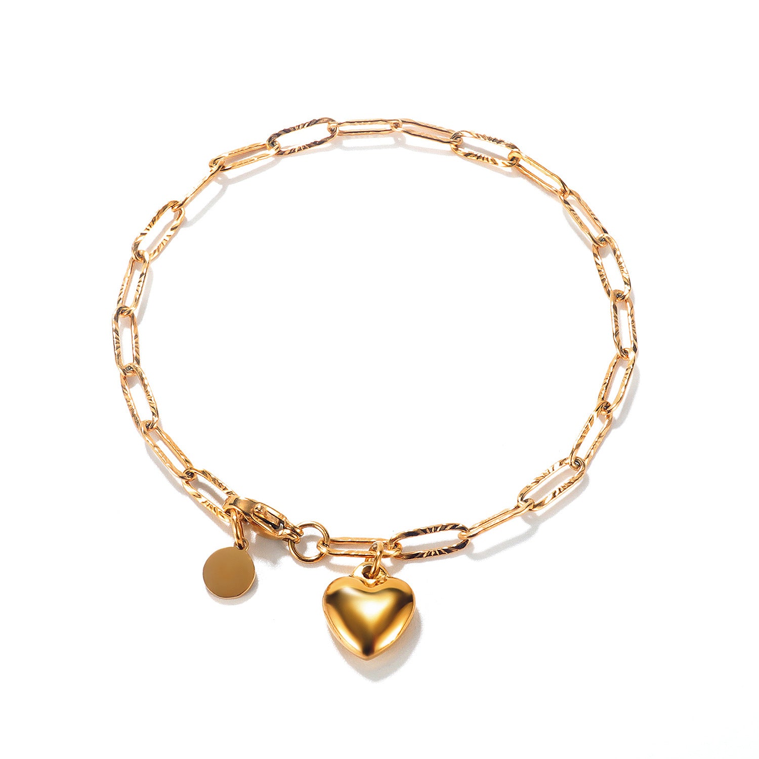 Medalla de amor al por mayor Pulsera de acero inoxidable