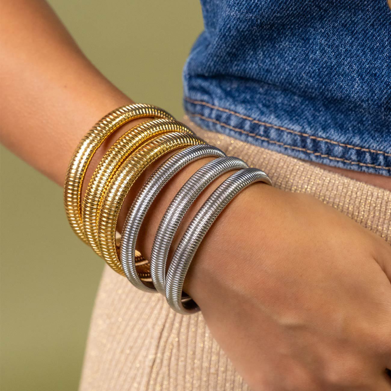 Wholesale Stretch Bracelet Personalized Fashion Simple High-end Stainless Steel Bracelet