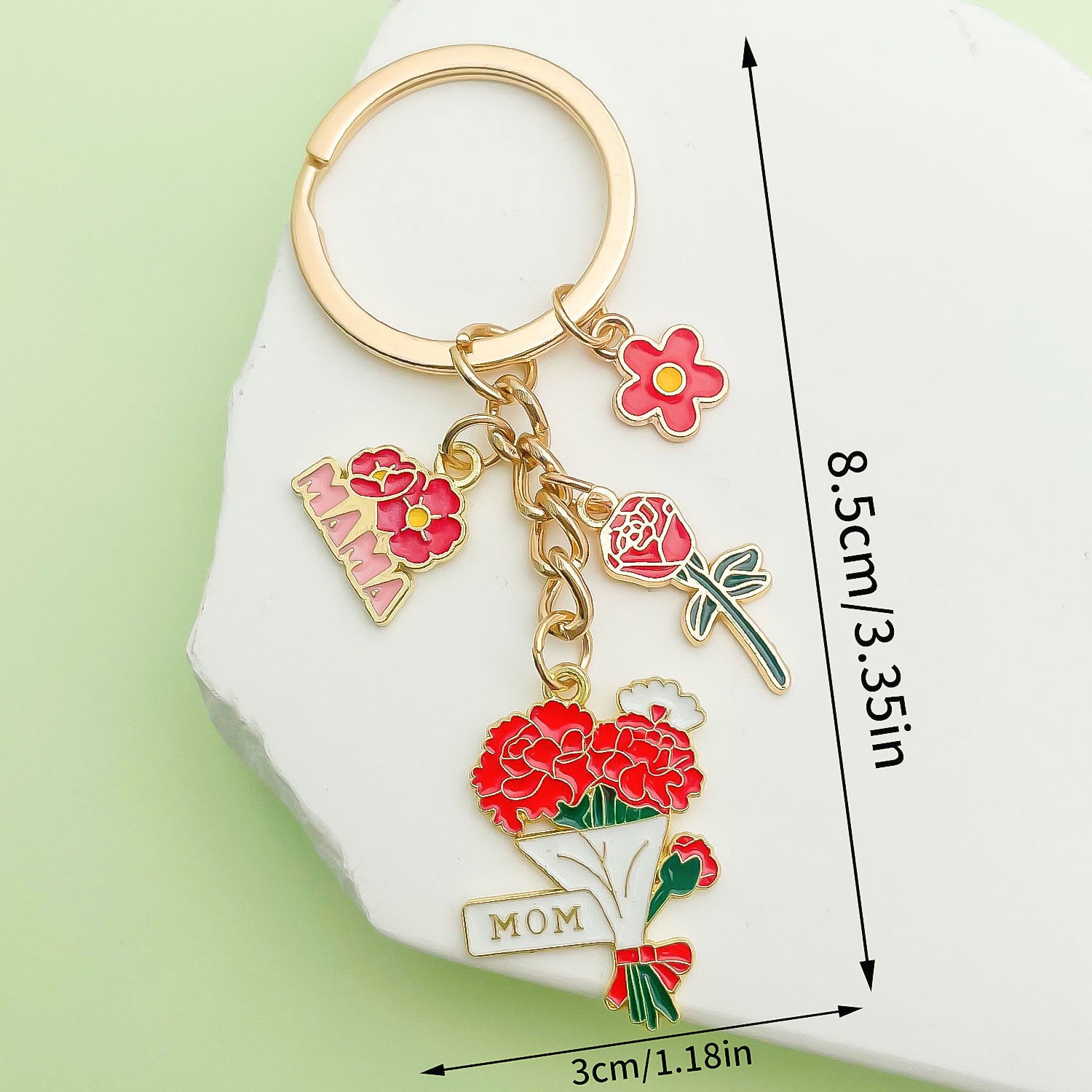 Wholesale Colorful butterfly metal keychain