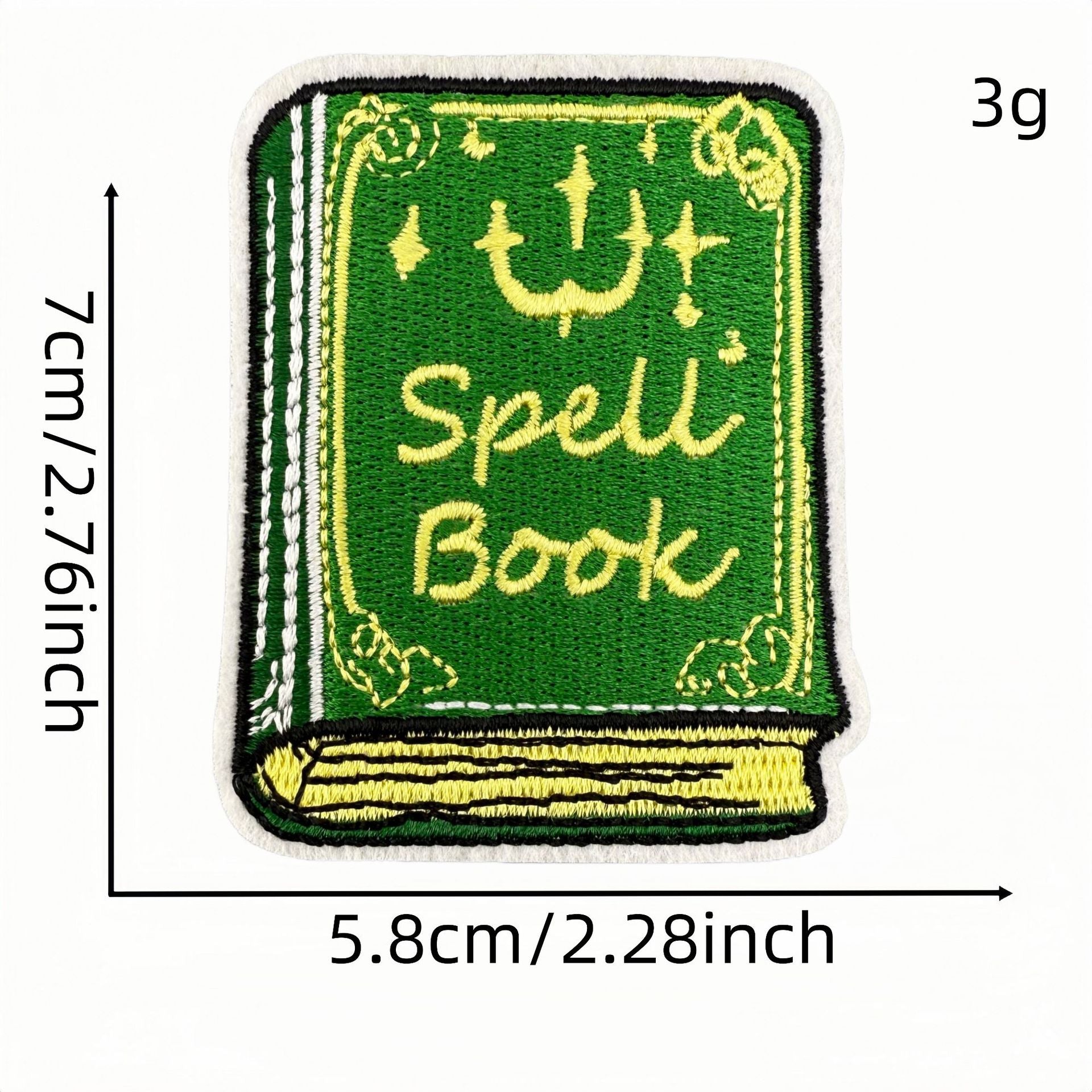 Wholesale Polyester Embroidered Cartoon Book Iron On Patch Reading Badge Decorative Fashion Accessory