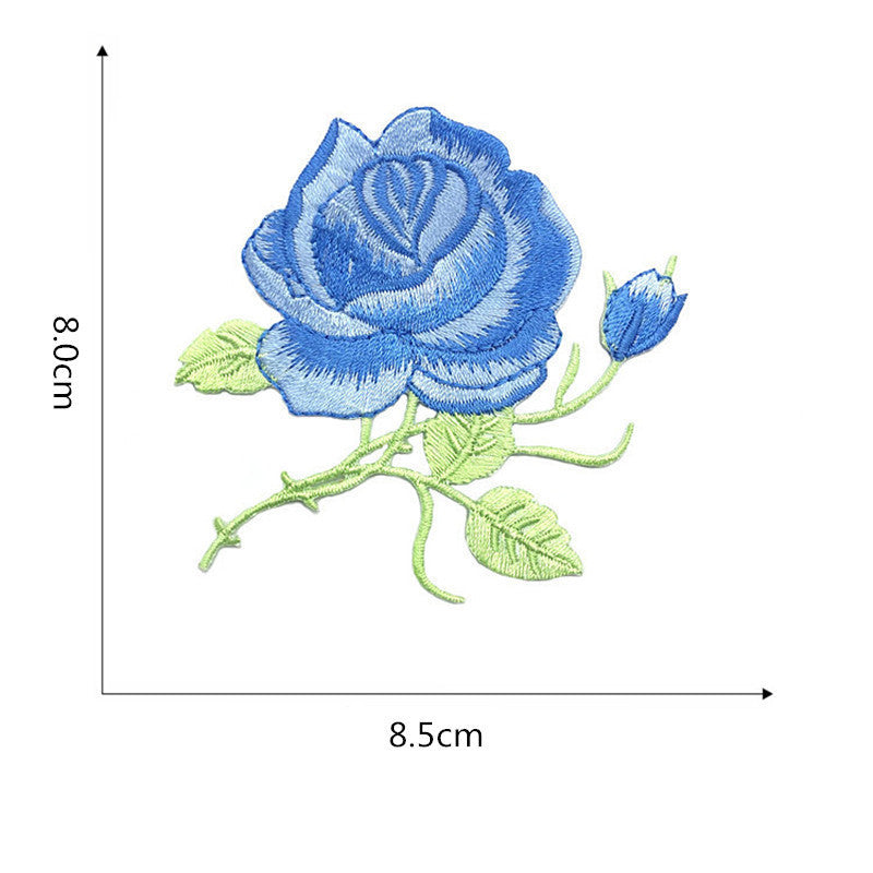 Wholesale Colorful Butterfly Flower Embroidery DIY Patches