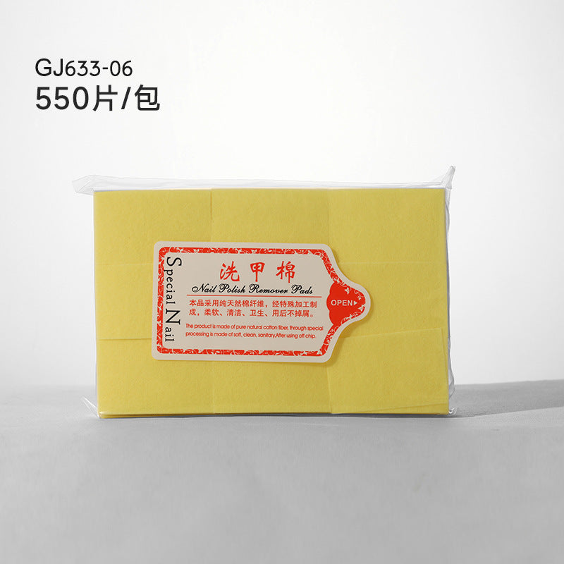 Wholesale Hard nail polish remover cotton, no lint, nail polish remover, nail polish remover, nail salon specific nail cleaning sheet, scrubbing cotton sheet