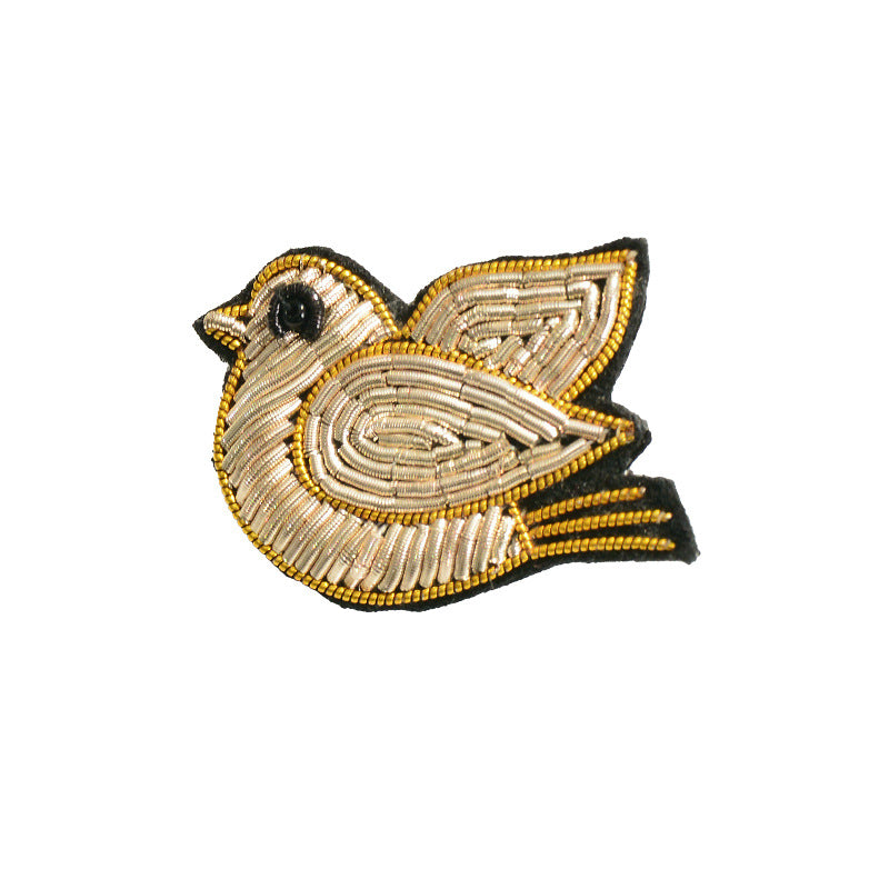 Wholesale DIY Hand Embroidered Indian Silk Cloth Patches Hat Clothes Brooch Patch Accessories