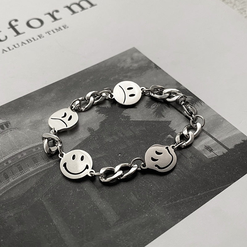 Wholesale Emotions Titanium Steel Expression Bracelet