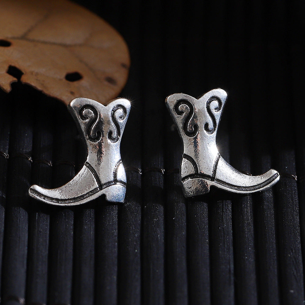 Wholesale Retro ethnic style cowboy earrings