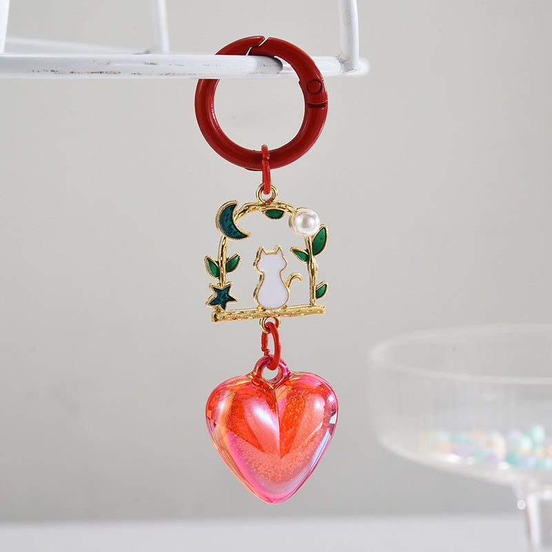 Wholesale Acrylic Heart Keychain