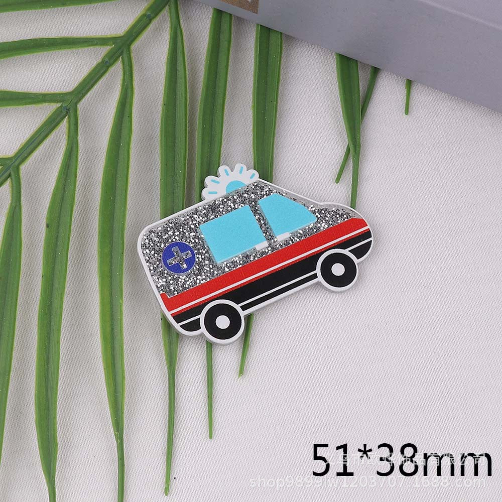 Wholesale 10PCS FlatBack Cartoon Acrylic Pins Cute DIY Patch Accessories