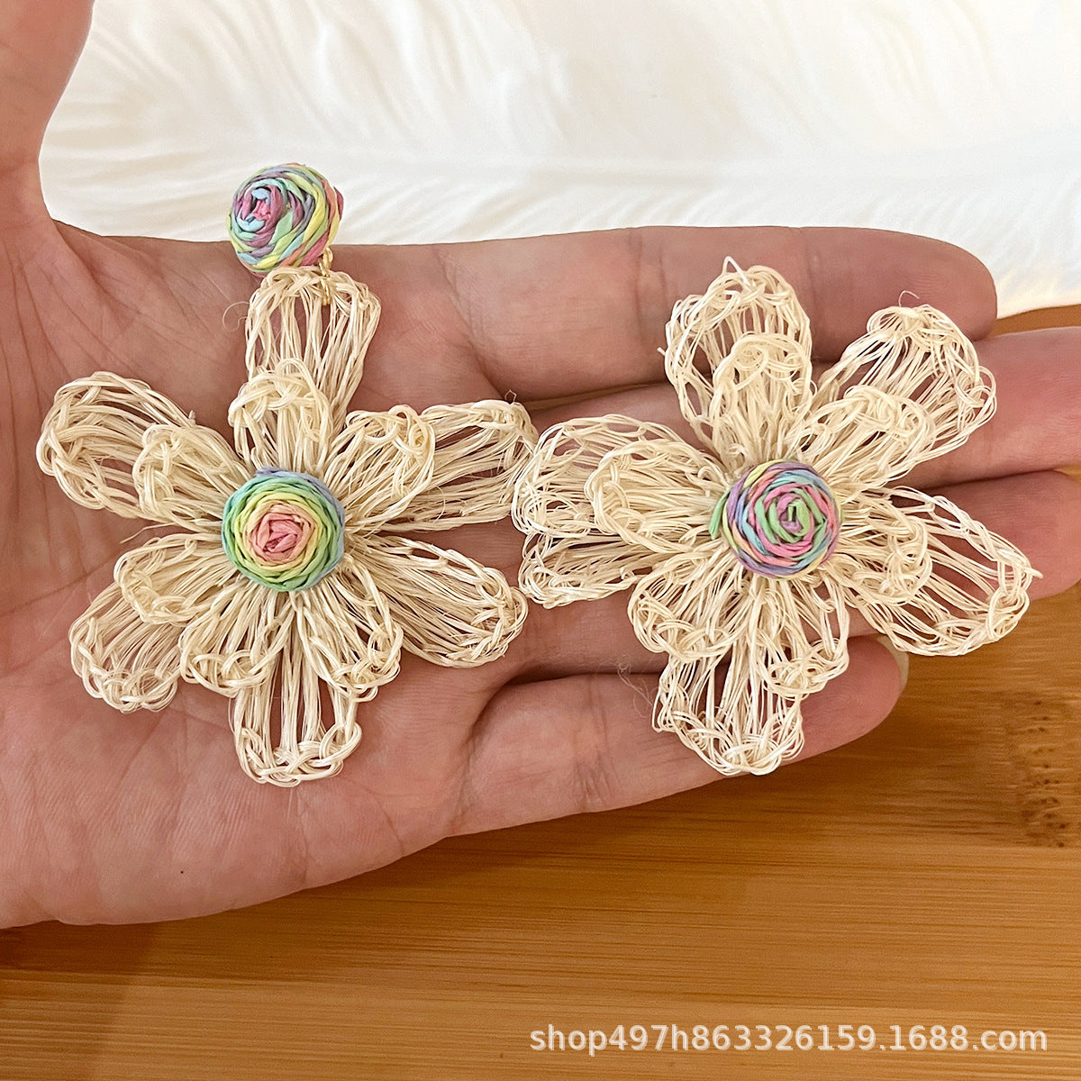 Wholesale Bohemian Flower Earrings