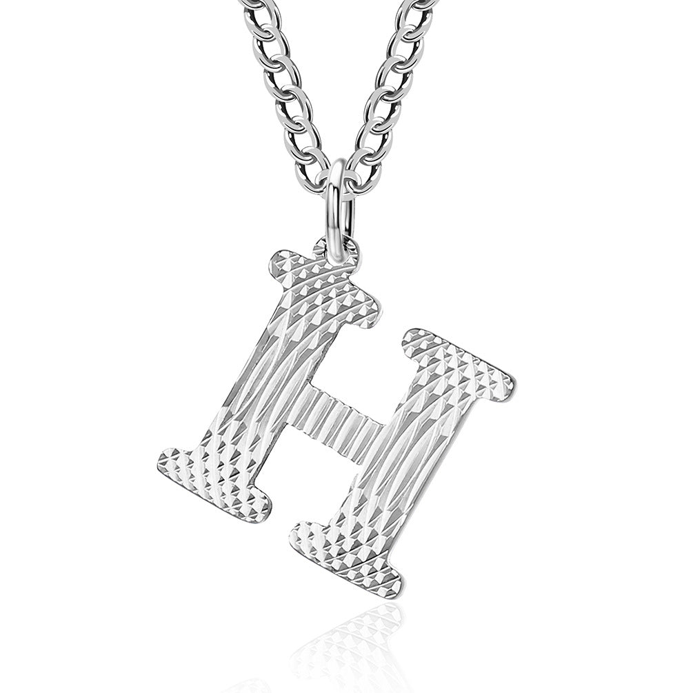 Wholesale English Letter Titanium Steel Necklaces