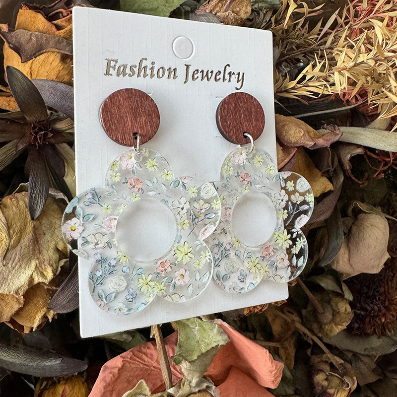 Wholesale Floral Daisy Earrings