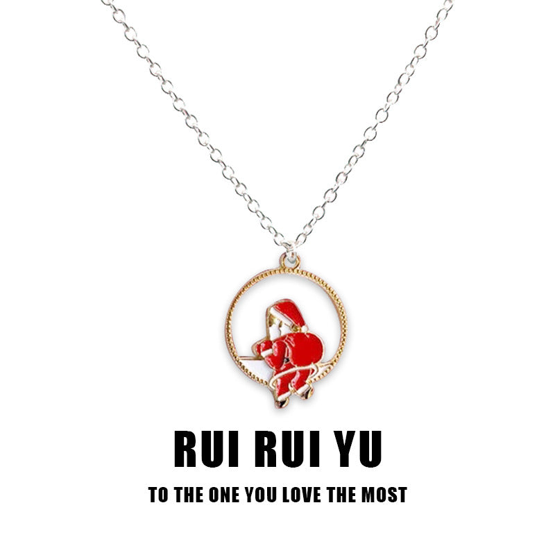 Wholesale Christmas Cartoon Necklace
