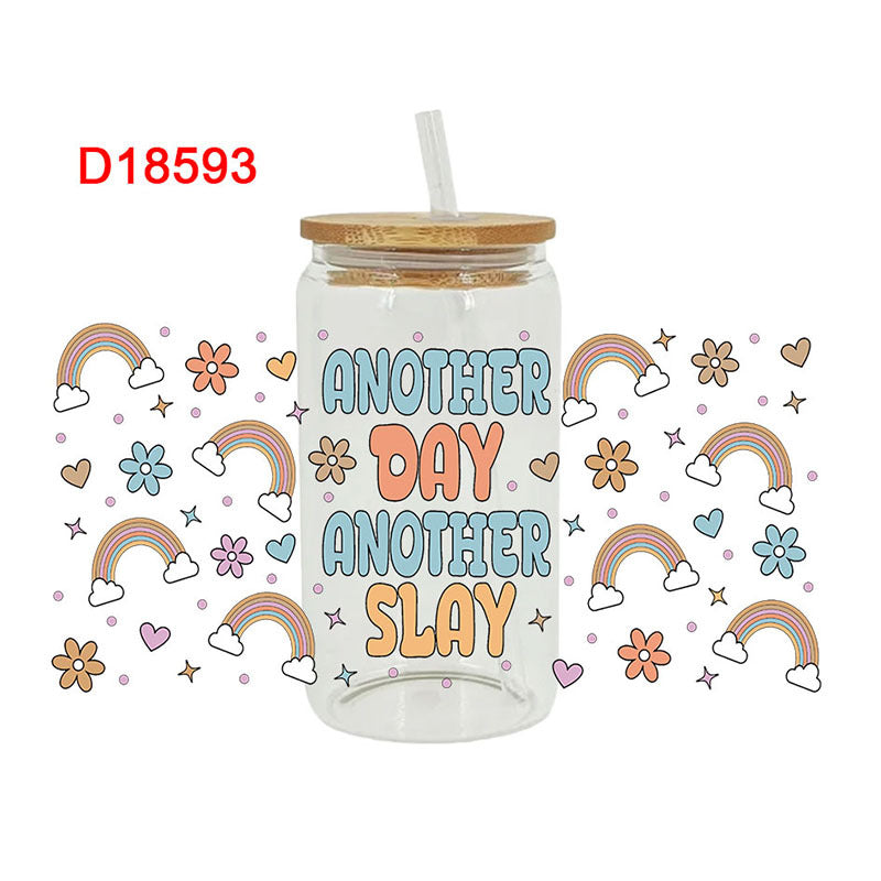 Wholesale UV Transfer Paste Glass Crystal Label Crystal Paste 16OZ UV DTF WRAPS