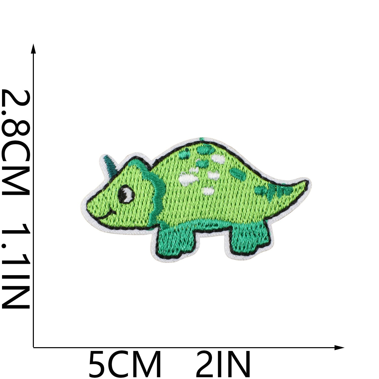 Wholesale Fashion Dinosaur Embroidered Iron On Patches For Kids Clothing Decorative Accent Gift