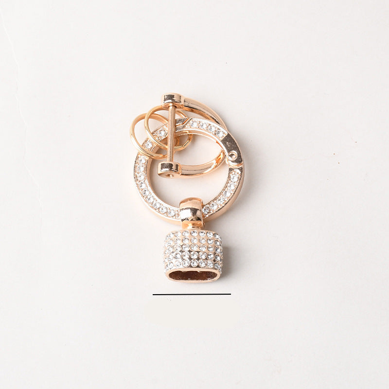 Wholesale Diamond DIY semi-finished keychain