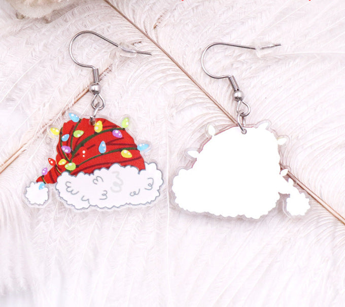 Wholesale Acrylic Christmas  Earrings