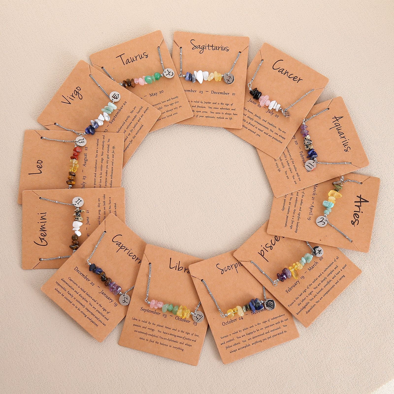 Wholesale Twelve Contion Gravel Combination Necklace
