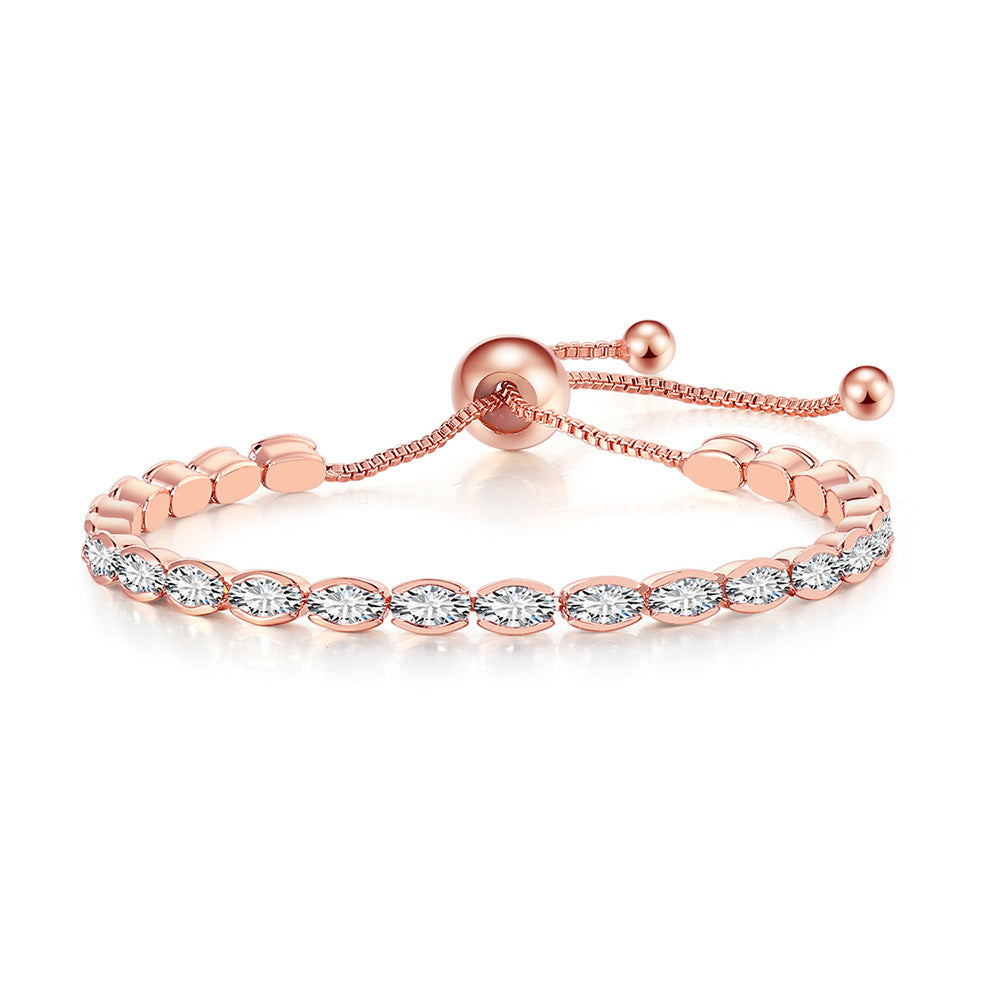 Wholesale Full CZ Adjustable Bracelet