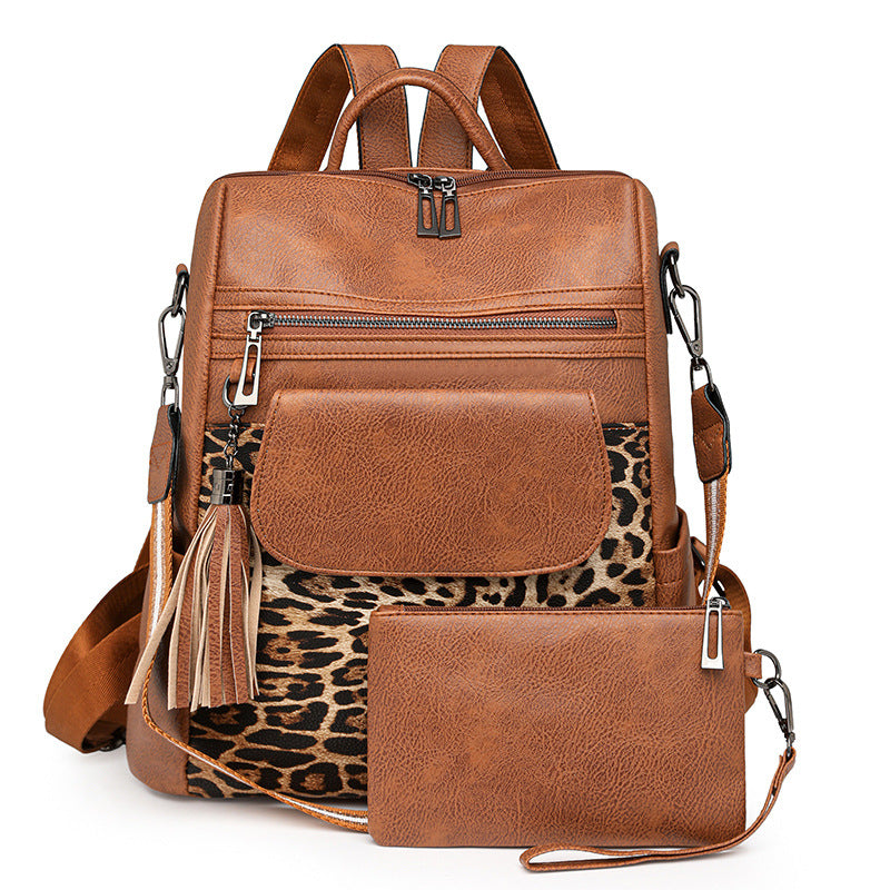 Wholesale Retro Fashion PU Leather Backpack