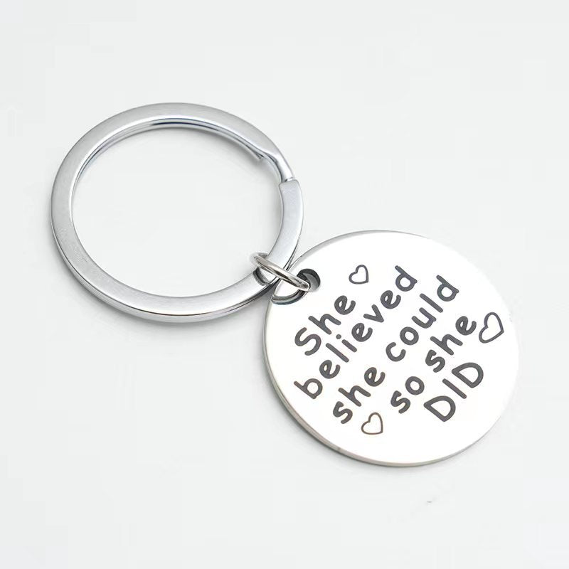 Wholesale Valentine's Day Gift FUCKING MlSS YOU Stainless Steel Keychain