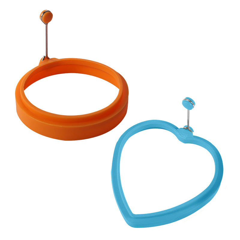 Wholesale Round Heart Shape Silicone Egg Set