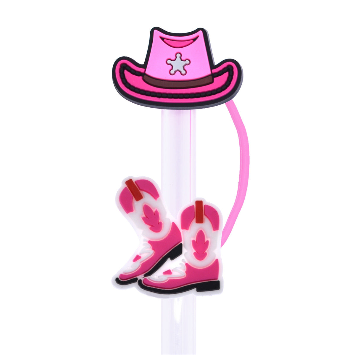 Wholesale 100PCS10mm Cartoon High Aesthetic Silicone Straw Caps