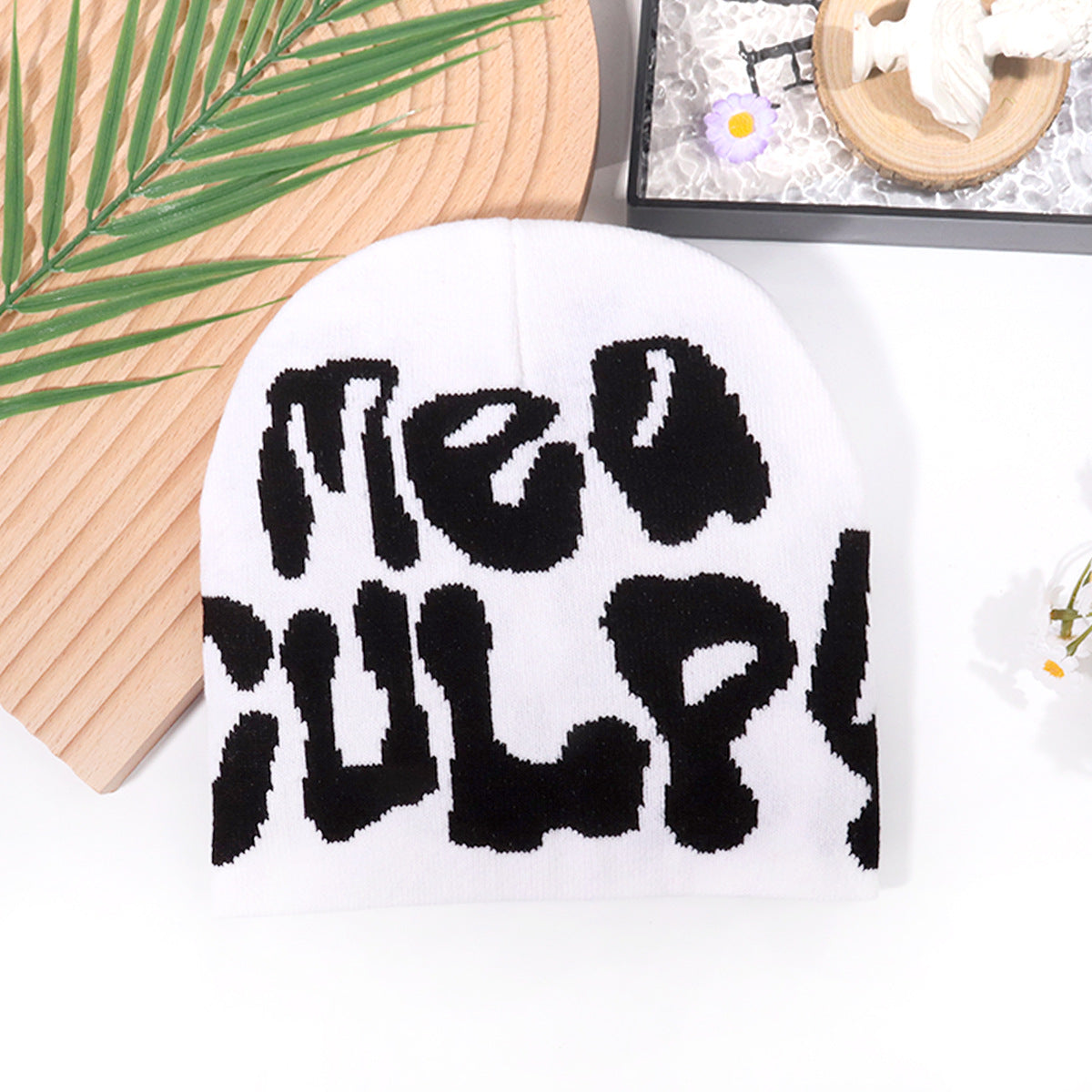 Wholesale Colorful letter jacquard knitted Winter Hat