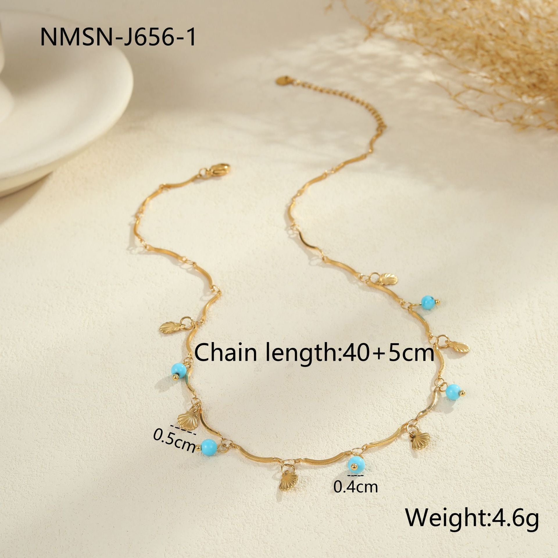 Wholesale Turquoise natural stone Necklace Set