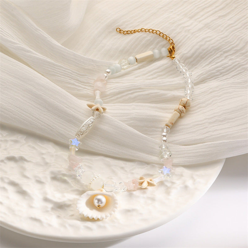 Wholesale Summer Beach Starfish Series Necklace