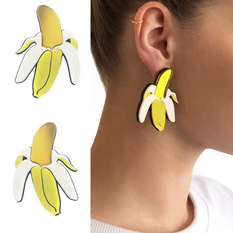Wholesale Fruit and Vegetable Series Acrylic Earrings
