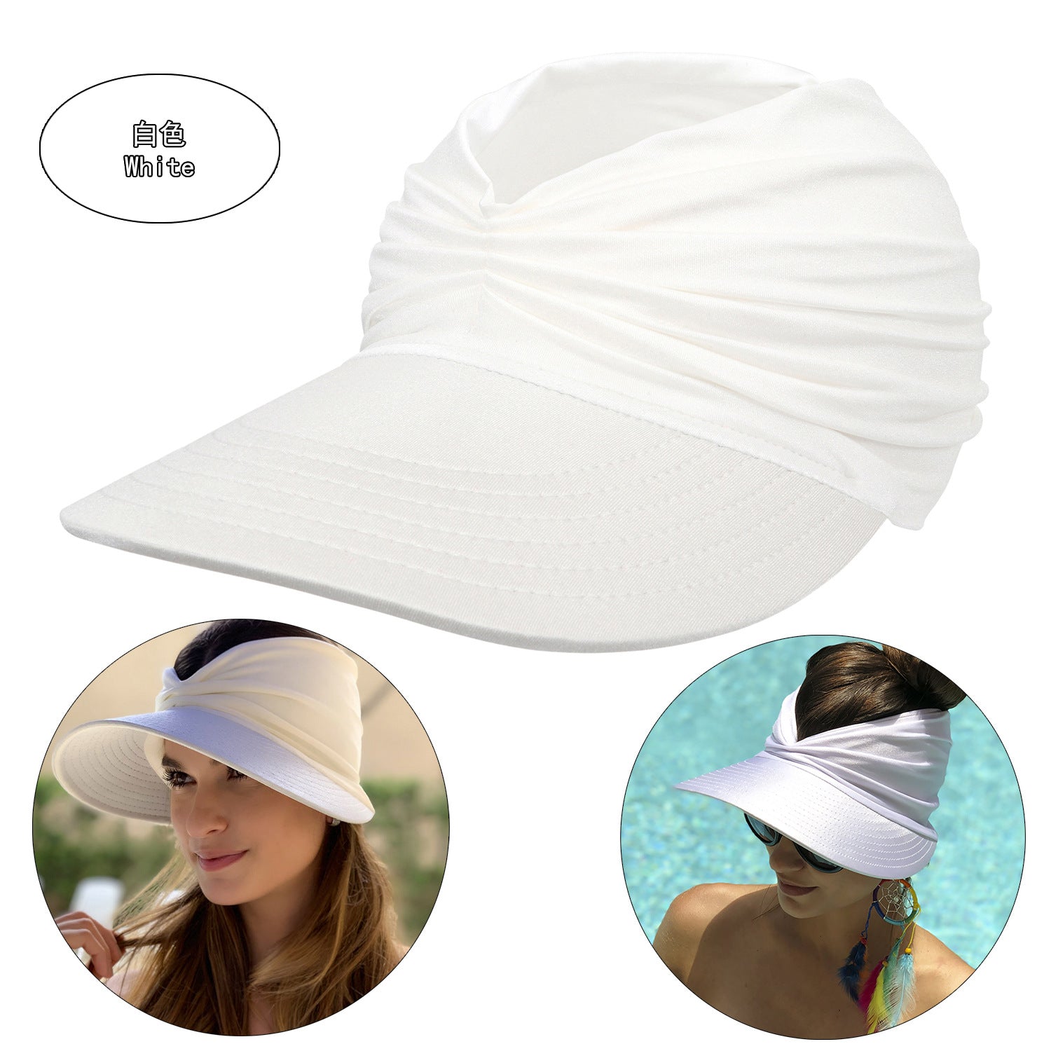 Wholesale Beach Empty Top Outdoor Sports Sun Protection Hat