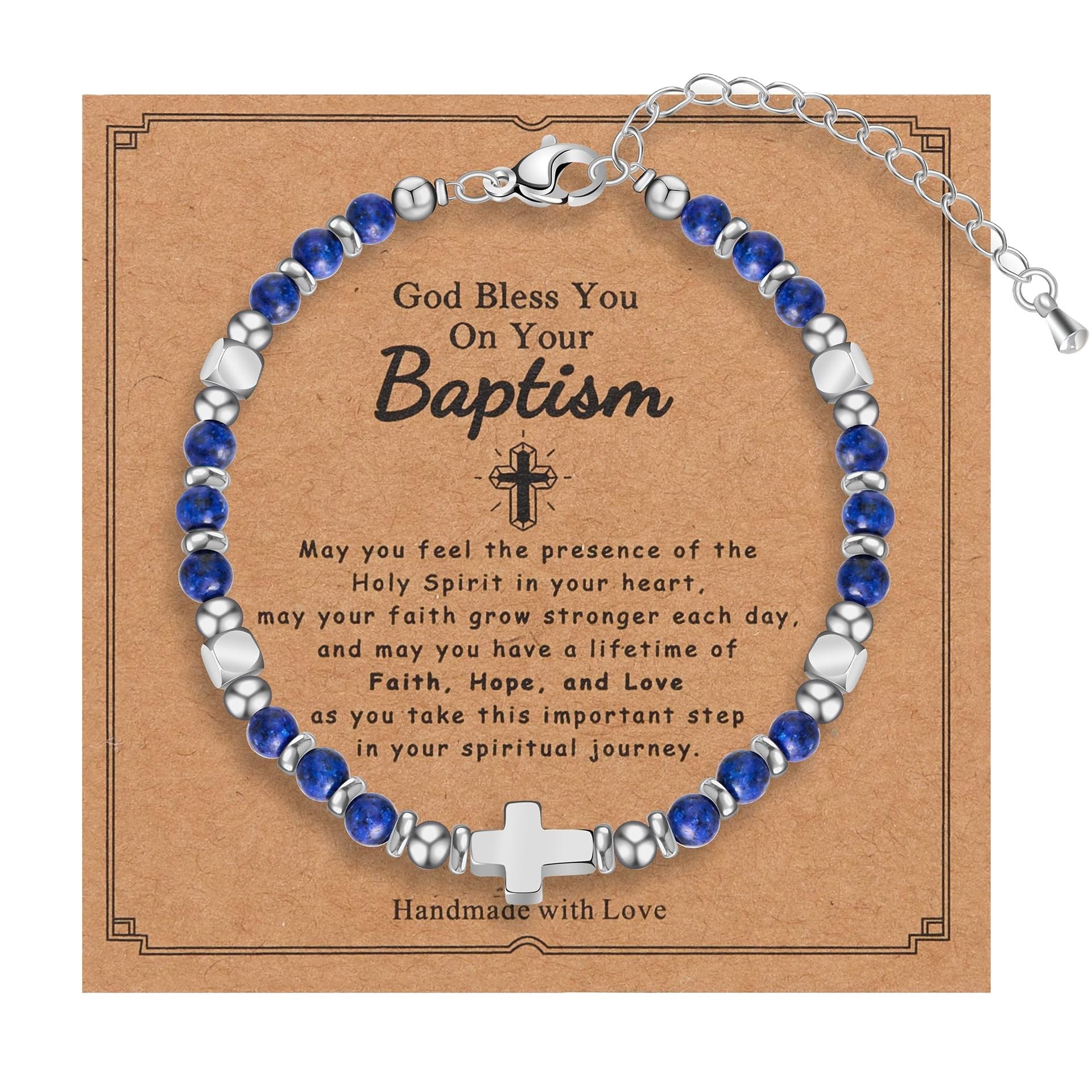 Wholesale  Easter Gift Pink Crystal Chain Cross Bracelet