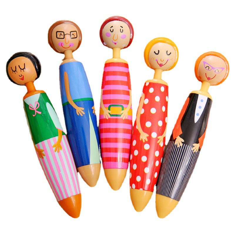 Wholesale Plastic Doll Figurine Cartoon Ballpoint Pen