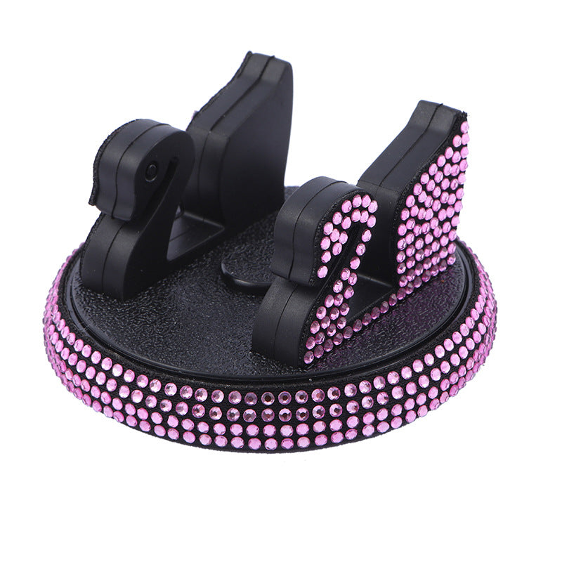 Wholesale Plastic Diamond 360 Degree Swan Car Mobile Phone Holder Rotating Navigation