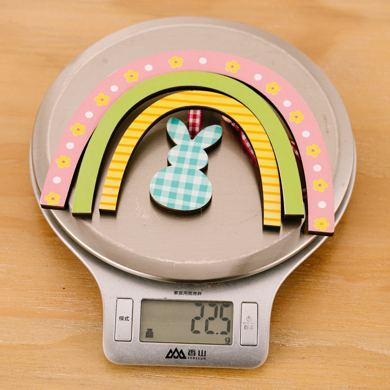 Wholesale Easter Wooden Rabbit Egg Hanging Accessories