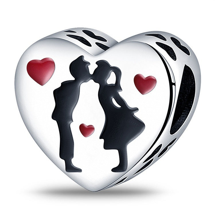 Wholesale Flowers fruits animals diverse hearts silver plated Charms