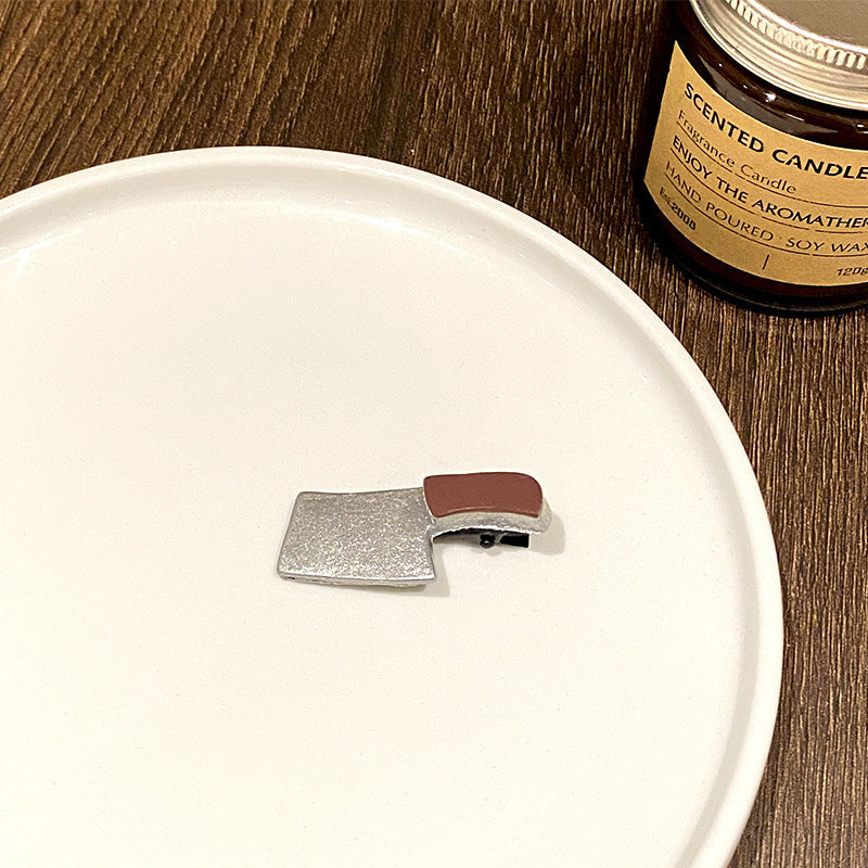 Wholesale simulation knife hairpin side bangs  headdress Doll Accessories