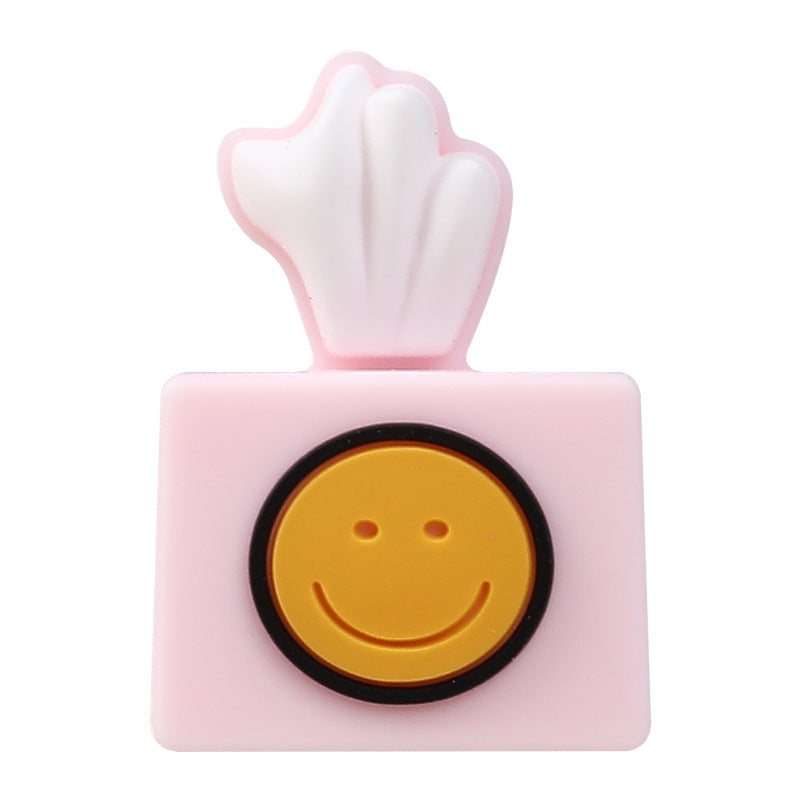 Wholesale 20pcs 3D Silicone Mixed Funny Poop Beaded Pen Decorated with Cartoon Glue Beads