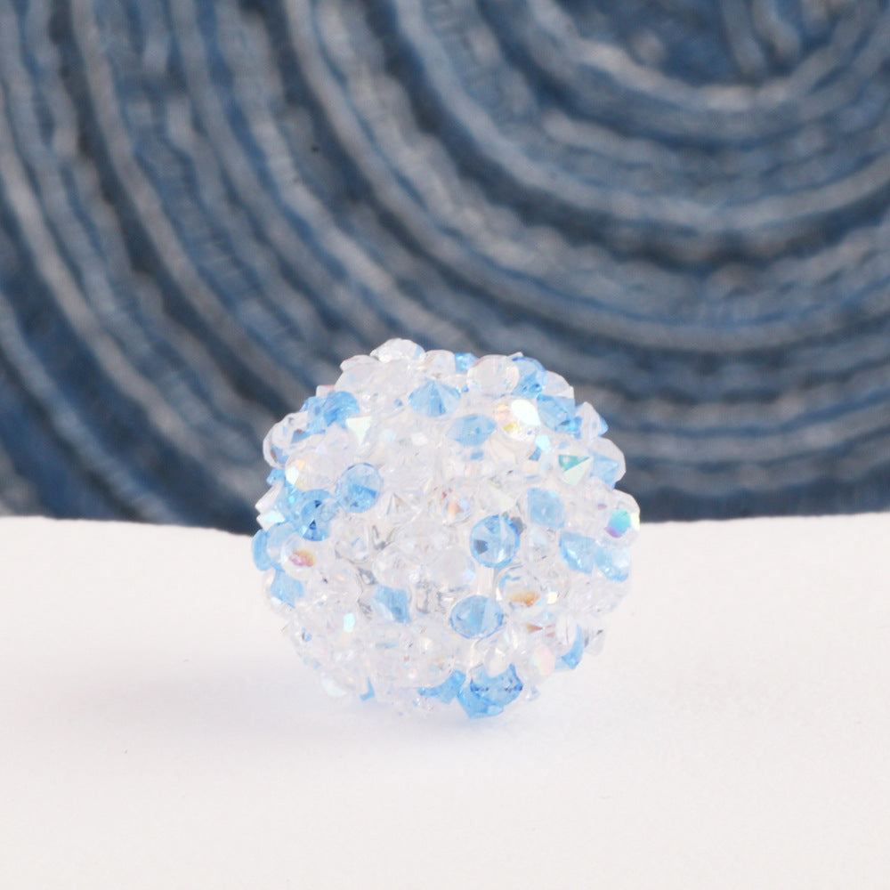 Wholesale 10pcs Acrylic Drip Glue Full Diamond Beads